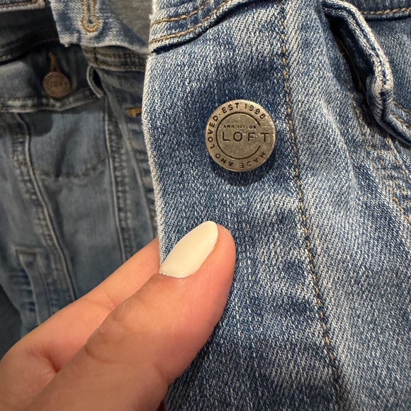 LOFT Blue Denim Jacket - Picture 3 of 3